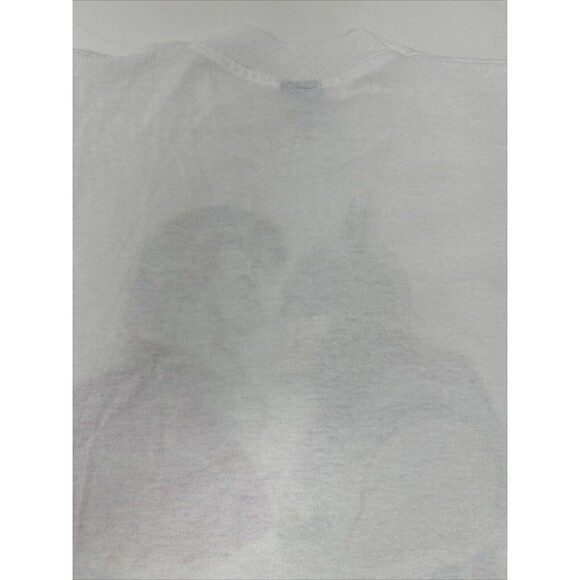 Vintage 1989 Arch Enemies Batman v Joker T Shirt Size 10-12 White DC Comics 80s - Picture 13 of 13